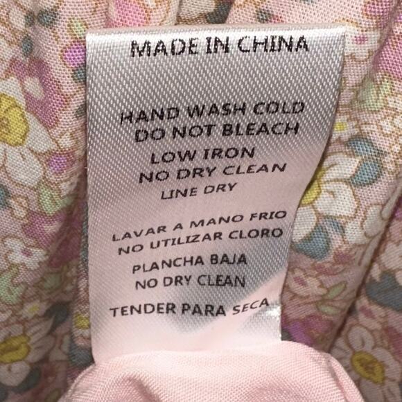 NWT Mable Pretty n Pink Floral Puff Sleeve Backless Babydoll Mini Dress Size M - Picture 7 of 13